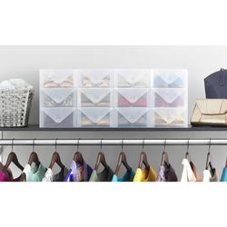 Whitmor Plastic Women's Shoe Box