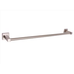 Huntington Brass Satin Nickel Silver Towel Bar 24 in. L Metal