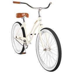 Retrospec Chatham Plus 1 speed Women 26 in. D Cruiser Bicycle Eggshell