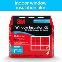 3M Indoor Window Film Insulator Kit 236 in. L X 84 in. W 1 pk