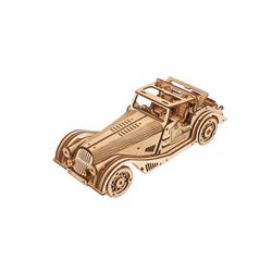 UGears Sports Car Rapid Mouse Mechanical Model Kit Tan 226 pc