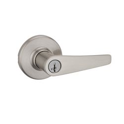 Kwikset Delta Lever Satin Nickel Entry Lockset
