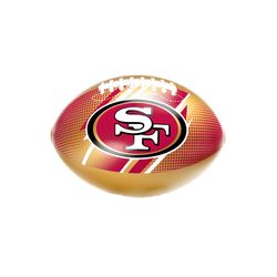 BigMouth Multicolored PVC/Vinyl Inflatable Football Beach Ball
