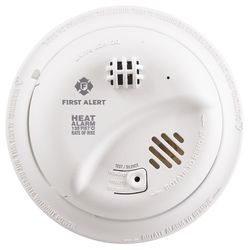 BRK Hard-Wired w/Battery Back-up Ionization Heat Alarm 1 pk