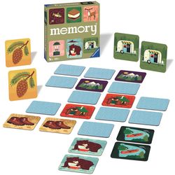 Ravensburger Memory Great Outdoors Card Game Multicolored 48 pc