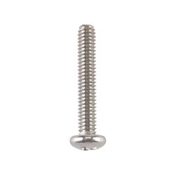 HILLMAN No. 8-32 Ga. X 1 in. L Phillips Flat Head Stainless Steel Machine Screws 100 pk