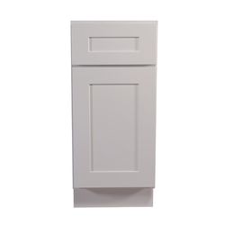 Design House Brookings 34.5 in. H X 15 in. W X 24 in. D White Base Cabinet