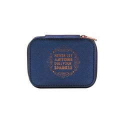 History & Heraldry Never Let Anyone Dull Your Sparkle Travel Jewellery Box 1 pk