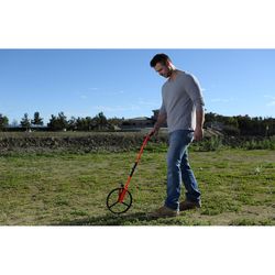 Rolatape 23 in - 40-1/4 in. L Measuring Wheel 100000 ft. Silver 1 pc