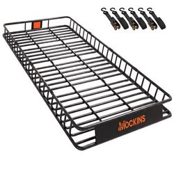 Mockins 90x50x5 XXL Extending  Basket Rooftop Cargo Carrier Set 1 pk