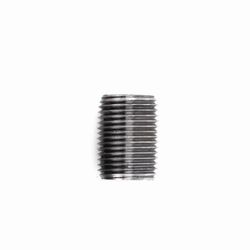 STZ Industries 1/8 in. MIP each X 1/8 in. D MIP Black Steel Close Nipple