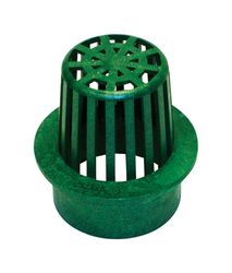 NDS 2-1/4 in. Green Round Polyethylene Atrium Grate
