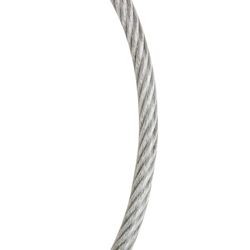 Koch Industries 1/4-5/16 in. D X 200 ft. L Galvanized Clear Vinyl Coated Wire Rope Cable