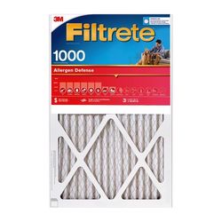 Filtrete 20 in. W X 25 in. H X 4 in. Pleated 1000 MPR Pleated Allergen Air Filter 1 pk