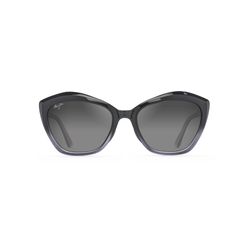 Maui Jim Lotus Sunglasses Women's Gloss Black Fade Frame Neutral Gray Lens Polarized