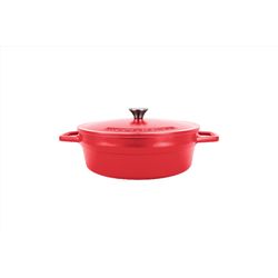 All American 1930 Cast Aluminum Dutch Oven Red