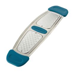 Rachael Ray Blue/Silver Silicone/Stainless Steel Multi-Grater