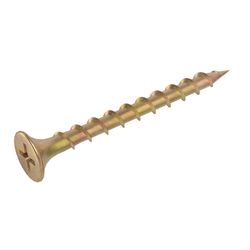 Grip-Rite No. 6 X 1-5/8 in. L Phillips Yellow Zinc Coarse Wood Screws 945 pk