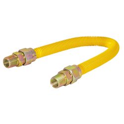 Eastman 1/2 in. FIP in. X 1/2 in. D FIP 24 in. Stainless Steel Gas Connector