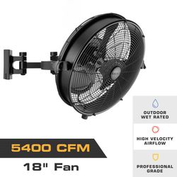 Mule 18 in. H Outdoor Fan