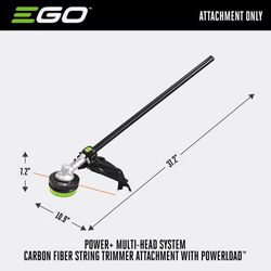 EGO Power+ Multi-Head System STA1600 16 in. 56 V Battery Trimmer Attachment Tool Only