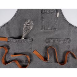 KAF Home Gray Cotton Apron