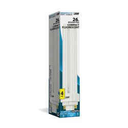 Feit 26 watt PL  1.4 in. Dia. x 6.75 in. L Fluorescent Bulb  Neutral White  3500 K