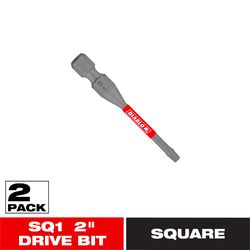 Diablo Square #1 X 2 in. L Driver Bit 1 pk