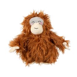 Pet Shop by Fringe Studio Pet Shop For Dog Orange/White Plush Squeak Dog Toy 1 pk