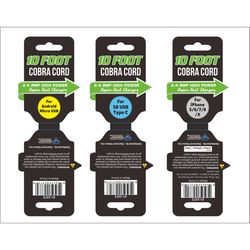 Diamond Visions Cobra Cord USB Charge and Sync Cable 10 Assorted