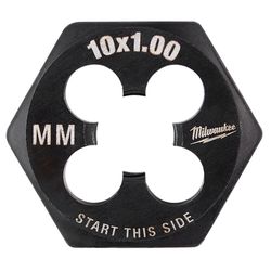Milwaukee Metric M10X1.0 mm Hex Threading Die