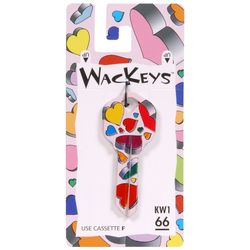 HILLMAN Wackey Hearts House/Office Universal Key Blank Single