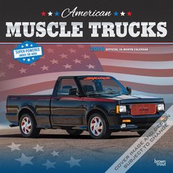 BrownTrout Publishers American Muscle Trucks 2026 Calendar