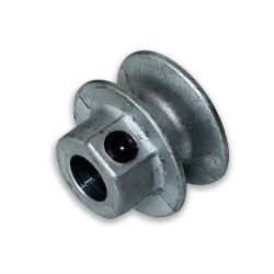 Chicago Die Cast 1-1/2 in. D X 1/2 in. D Zinc Single V-Grooved Pulley