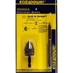 Eazypower Isomax 1/4 in. Keyless Drill Chuck 1/4 in. Hex Shank 2 pk