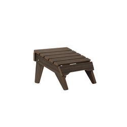 Breeo Brazilian Walnut Poly Lumber Footstool