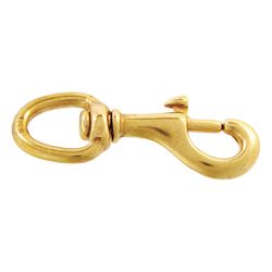Campbell 5/8 in. D X 3-1/8 in. L Polished Bronze Bolt Snap 70 lb