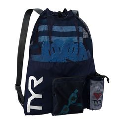 TYR Big Mesh Mummy Fabric/Mesh Pool Equipment Bag