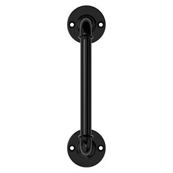 National Hardware 10.5 in. L Black Steel Gate Handle 1 pk