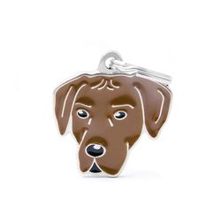 MyFamily Friends Brown Rhodesian Ridgeback Metal Dog Pet Tags