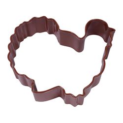 R&M International Corp 4 in. W X 4 in. L Gobbler Turkey Cookie Cutter Brown 1 pc
