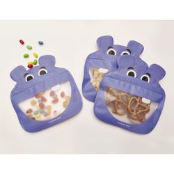 Kikkerland Hippo Purple Storage Bag