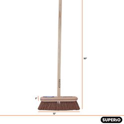 Superio Brand 12 in. W Soft Horsehair Broom