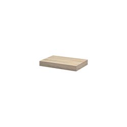 Dolle Big Boy 2 in. H X 17.5 in. W X 9.8 in. D Oak Particle Board Decorative Wall Shelf