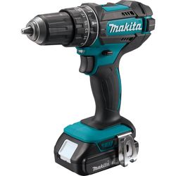 Makita 18V 1/2 in. Brushed Cordless Hammer Drill/Driver Kit (Battery & Charger)