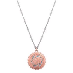 Montana Silversmiths Women's Emma's Sunlight Rose Gold Necklace One Size Fits Most