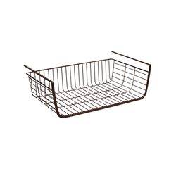 Spectrum Ashley 10.25 in. L X 17 in. W X 5.8 in. H Bronze Shelf Basket