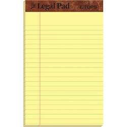 Office Depot 5 in. W X 8 in. L College Ruled Wire Bound Perforated Writing Pads