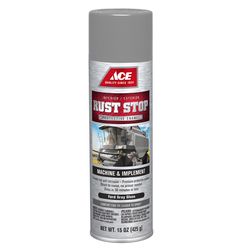 Ace Rust Stop Machine & Implement Gloss Ford Gray Protective Enamel Spray Paint 15 oz