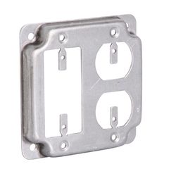 Southwire Square Steel 2 gang 4 in. H X 4 in. W Box Cover
